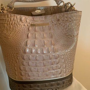 Brahmin Amelia "Bucket Bag"/Chiffon Roseleaf with Crossbody Strap